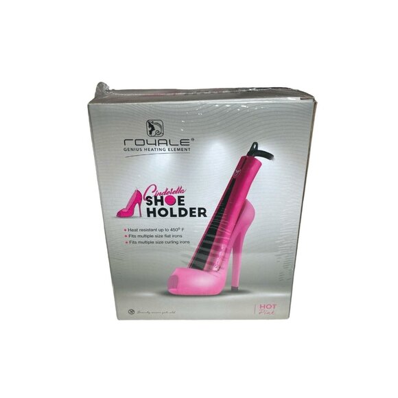 Hair Straightner Holder Sexy Cinderella Pink Heel Royal Genius NEW - Picture 4 of 7